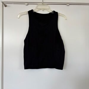 Lululemon Black Racerback Tank Top Size 12 Used